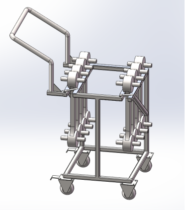 Gearbox Hanger Storage Cart